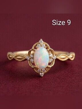 Ring 14K Gold Over Sterling Silver Minimalist Ring Size 9